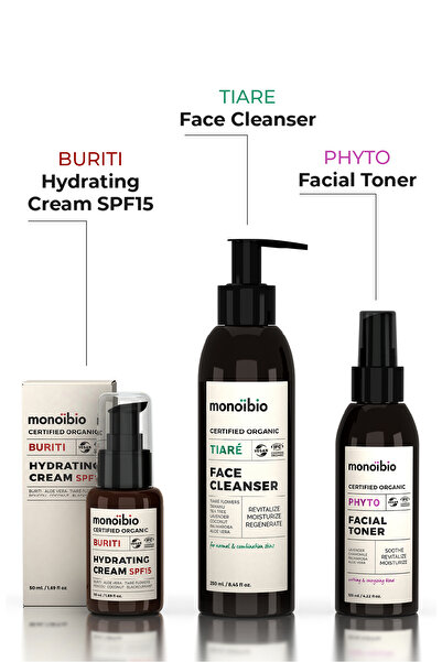 Monoibio STARTER Organik Cilt Bakım Seti - Cosmos Organic Sertifikalı & Vegan
