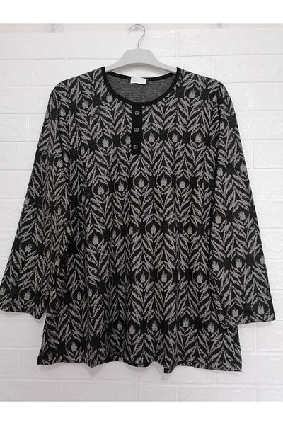 anne moda ankara Plus Size Soft Finding - Winter, A Model