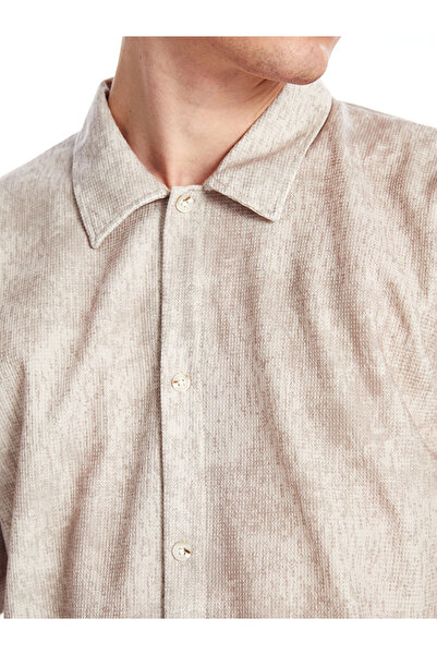 LC Waikiki Ανδρικό κοντομάνικο πουκάμισο με κανονική εφαρμογή