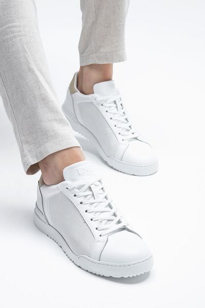 Tamer Tanca Men's Genuine Leather Sneakers & Sports Shoes 698 1052-1 Erk Ayk Y23