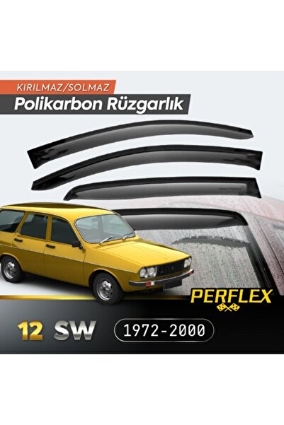 coco shopier Renault 12 Sw 1972-2000 Windshield Windbreaker V2 Mugen