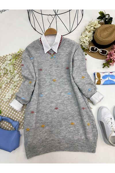 YEDİLALE Pompon Knitwear Sweater