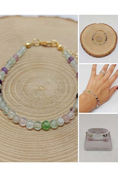 Yasamtohumu Браслет з флориту 4 мм (45214)