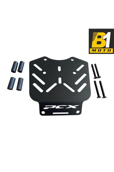 B1MOTO Honda PCX 125 Arka Çanta Demiri Siyah 2011-2025 Uyumlu