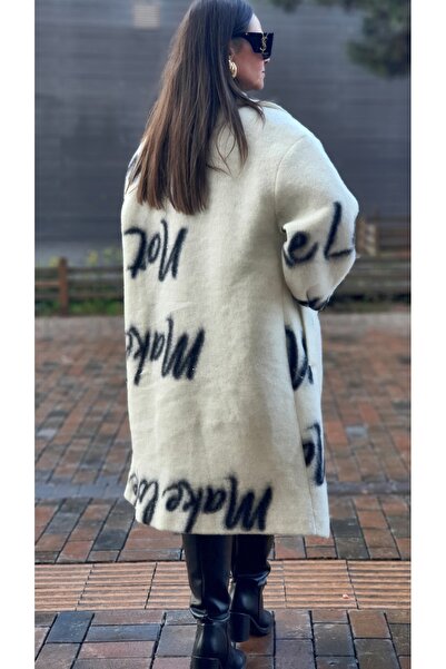 Park Moda Італійський вовняний пальто з літнім візерунком