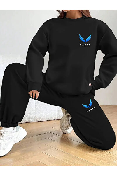 Nebulaa Tekstil Nebulaa Unisex Άνετο Φούτερ με Στρογγυλή Λαιμόκοψη και Μακρύ ...