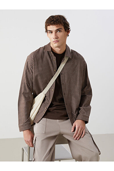 LC Waikiki LCW Rahat Kalıp Uzun Kollu Ekose Erkek Gömlek