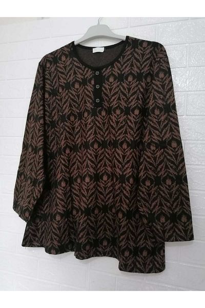 anne moda ankara Plus Size Soft Finding - Winter, A Model