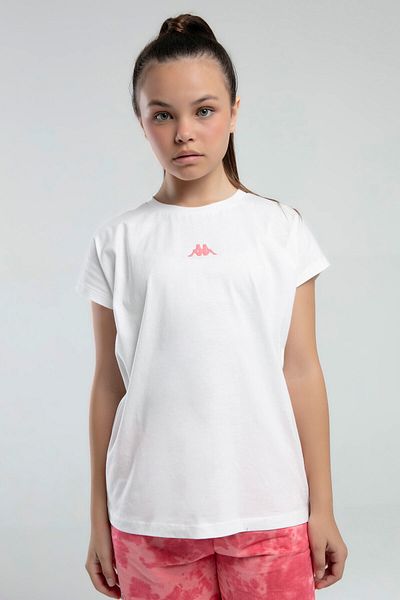 Kappa Λευκό T-Shirt για κορίτσι