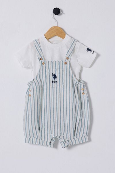 U.S. Polo Assn. U.S. Polo Assn. Baby Boy White Baby Set