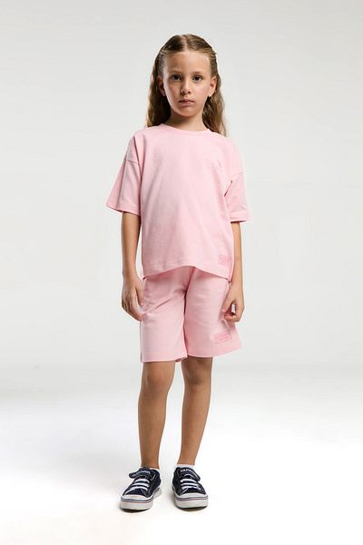 U.S. Polo Assn. Girl's Pink Bermuda Set