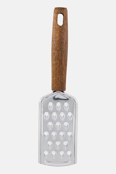 Bombay 1 Piece Stainless Steel Grater, Silver