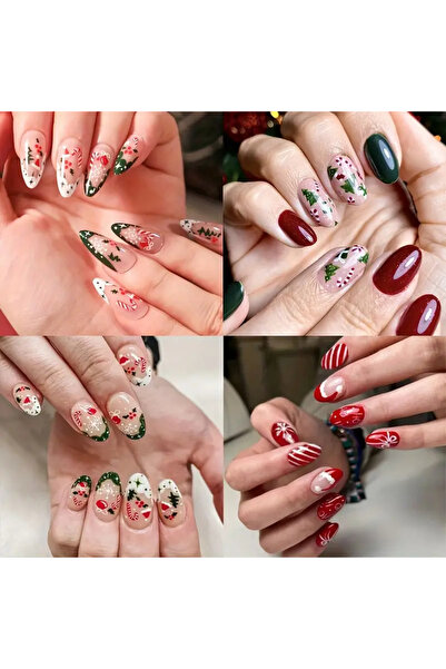 Takıtolia 3d Tasarım Yapışkan Tırnak Sticker Random 5'li Tırnak Dövmesi Nail ...