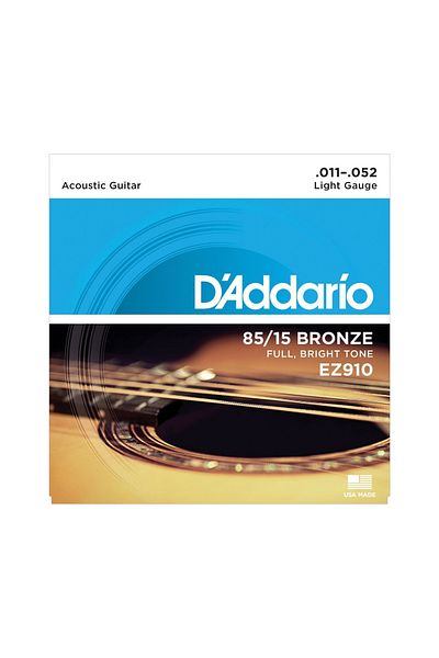 Daddario D'Addario Ez910 - Acoustic Wire Set,.011 Z910 Model