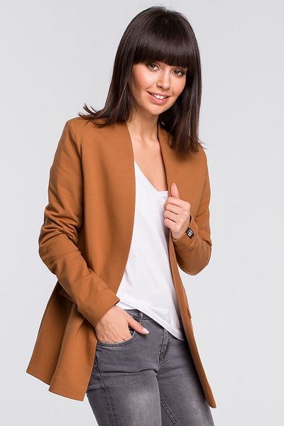 BEWEAR Blazer fără nasturi - Design cu cravată în față