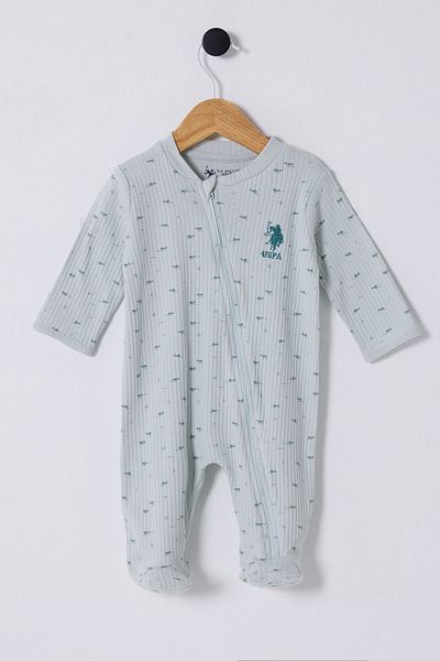 U.S. Polo Assn. U.S. Polo Assn. Salopeta verde pentru bebelusi