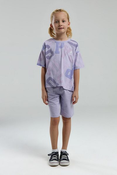U.S. Polo Assn. U.S. Polo Assn. Girl's Purple Bermuda Set