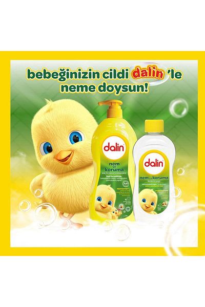Dalin Dalin Baby Shampoo - 700ml, Moisture and Protection Purpose, Baby Oil