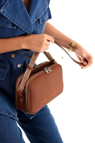 Çanta Trend Polo od boja 3 odjeljka 5 očiju Podesiva traka paket ženski Torba