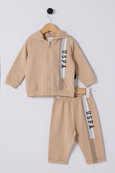 U.S. Polo Assn. قاعدة. بولو أسن. مجموعة بيبي بوي كريم بيبي