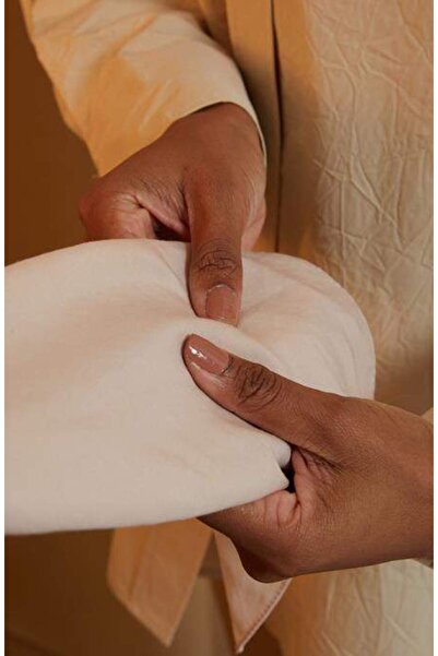 BURDEN IPEK Ellen Beige Cotton Shawl - Sand Design