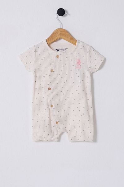 U.S. Polo Assn. Πόλο Ασν. Βρεφική λευκή φόρμα