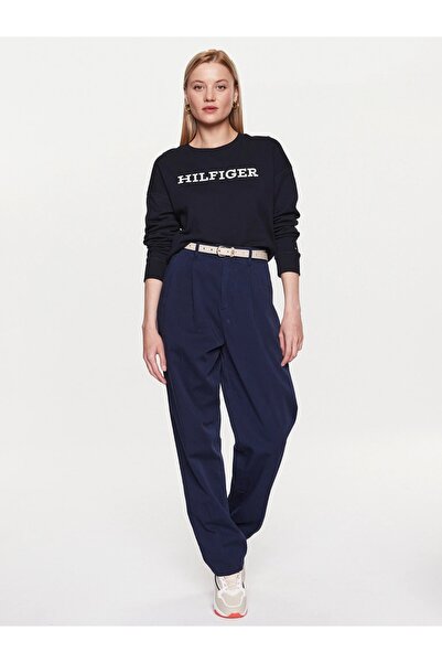 Tommy Hilfiger Nakışlı Rahat Kesim Sweatshirt