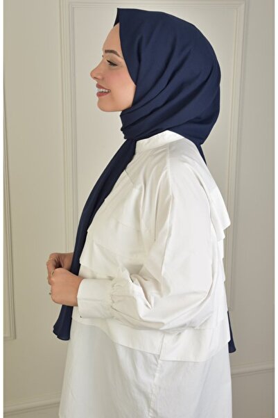 BURDEN IPEK Laurel Shawl Navy Blue