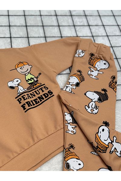 Yollo Kids Παιδική φόρμα με κάτω μέρος Snoopy
