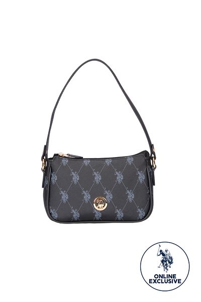 U.S. Polo Assn. Geantă de umăr pentru femei model neagră Us8651 - exclusiv online