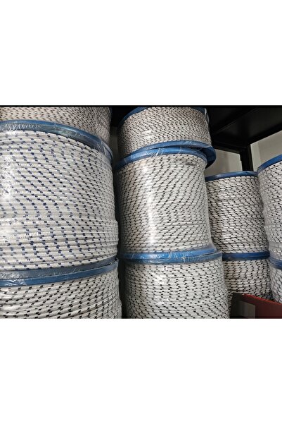 ÖZKUL HALAT 8 Mm 10 Metre Polyester Iskota Halat Çadır Branda Tente Bağlama Ipi