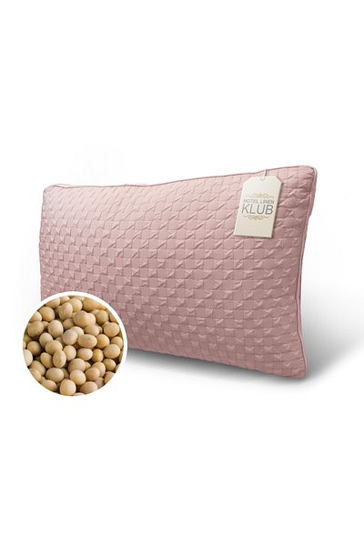 Hotel Linen Klub Soya Bean  Pillow - Provide Optimal Comfort, Superior Support, and Breathability
