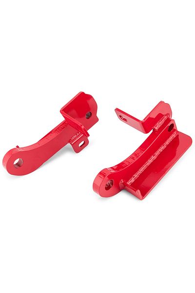 American Off Road Jeep Wrangler JL & Gladiator JT 19-24 Front HD Recovery Points, Red, Pair