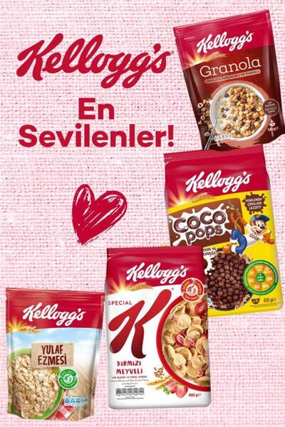 Kellogg's Çikolata Parçacıklı&fındıklı Granola 340 Gr,yulaf Ezmesi,special K ...