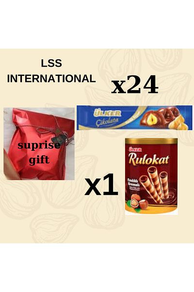 Ülker 24 Pieces and 1 Roll of Finic Dream - 170 g Surprise Gift