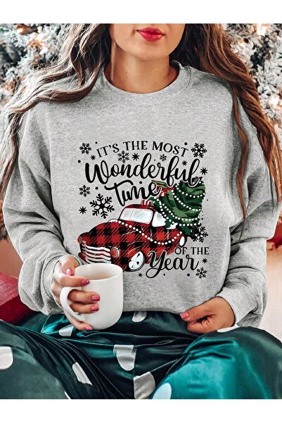 Eritqaa Cool Music Printed Crew Neck Sweatshirt