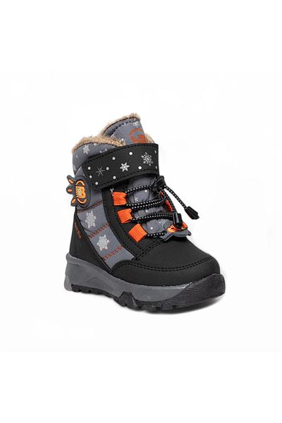 BYŞ Moda Durable, Waterproof, Orthopedic Velcro Lighted Children's Snow Boots