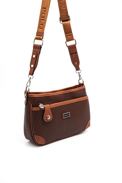 Silver Polo Geantă de damă Silver & Polo Brown - Tan SP1160