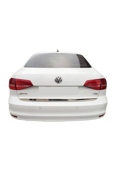 CarEste VW JETTA 2015 VE ÜZERİ MODELLER ARASI KROM BAGAJ ALT ÇITASI PASLANMAZ...