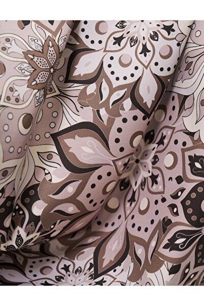 Kayra Çiçek Desenli Eşarp Haki
