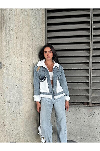 VOLT CLOTHİNG Jachetă de damă din denim cu buzunare