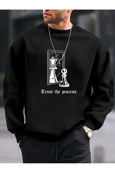 Sezon tekstil Φούτερ Unisex Chess Printed