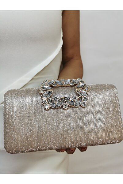 MODA فستان سهرة نسائي من BEEGI CONCEPT، حقيبة حفلات الزفاف الليلية بسلسلة ذهبية بالليزر