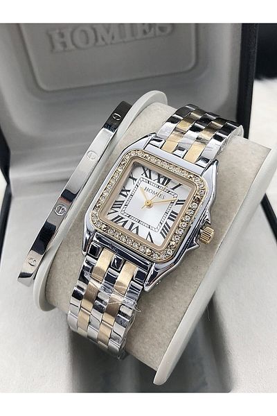 Homies New Season Steel Wrist Watch with Gift - Hmsby- 2024121003