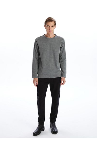 LC Waikiki Crew Neck Long Sleeve Men's Sweatshirt