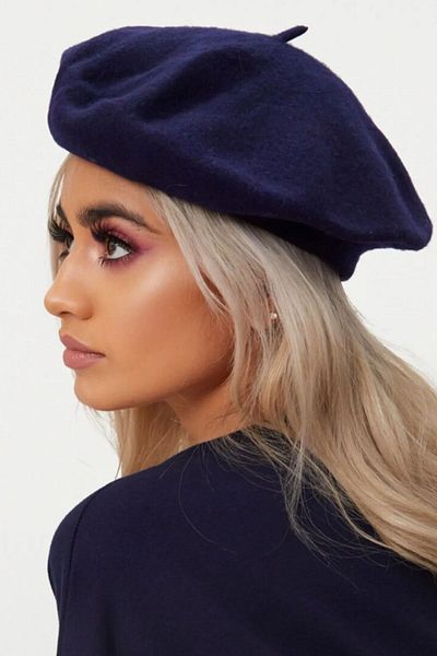 Mathilda Aksesuar French Painter Austrian Wool Felt Beret