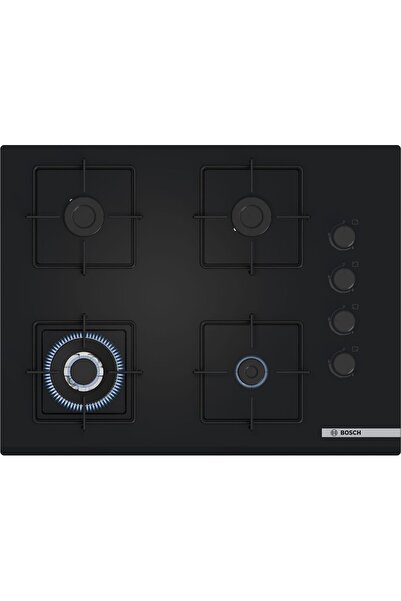 Bosch POH7C6P30O Gazlı Ankastre Ocak Siyah 67 Cm