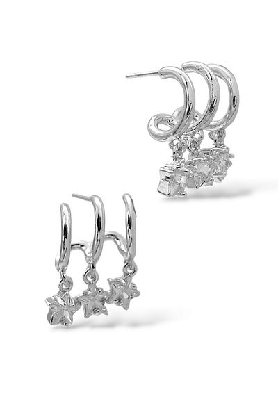 Çlk Accessories Premium Versatile Star Earrings