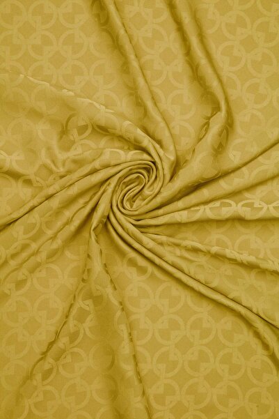 Merve DAĞLI CHAIN Jakarlı Yağ Yeşili Şal