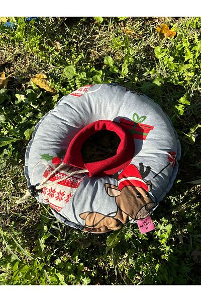 Petris New Year's Knspt - Cat Dog Operation Neck Collar, Elizabeth Collar and Cat Neck Pillow
